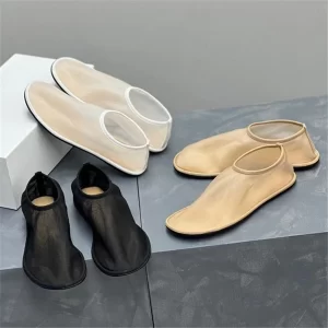 2025 New Women Lazy Loafers Mesh Ballet Flats Spring Summer Walking Flat Dance Shoes Woman ﻿Breathable Slip-on Espadrilles